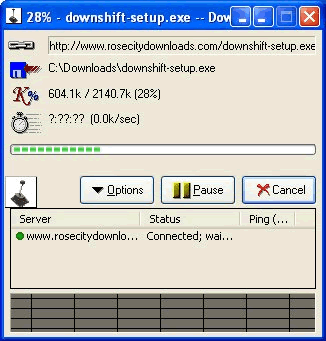 DownShift Download Manager Screenshot